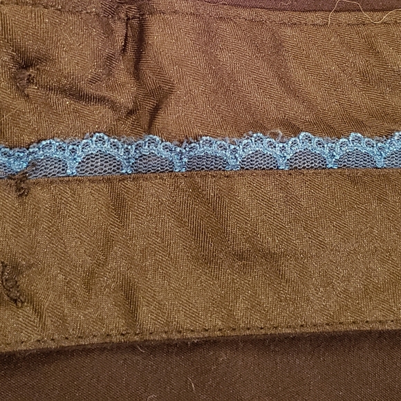 3/$25 Reitmans black crop/petite wide leg dress pants, mid-rise size 12p - Picture 3 of 7